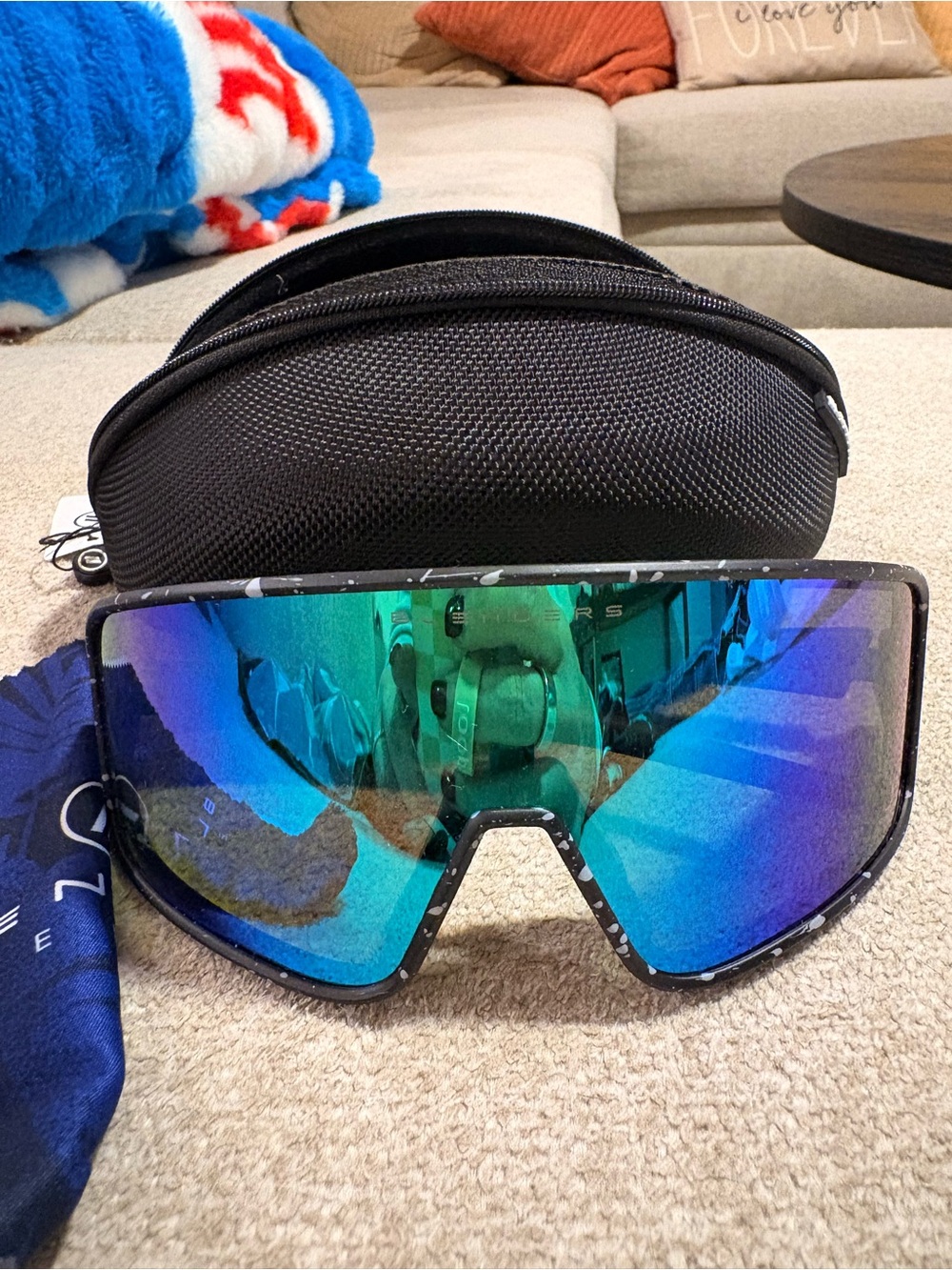 Men's Shield Sunglasses blenders eyewear eclipse jaded tiger